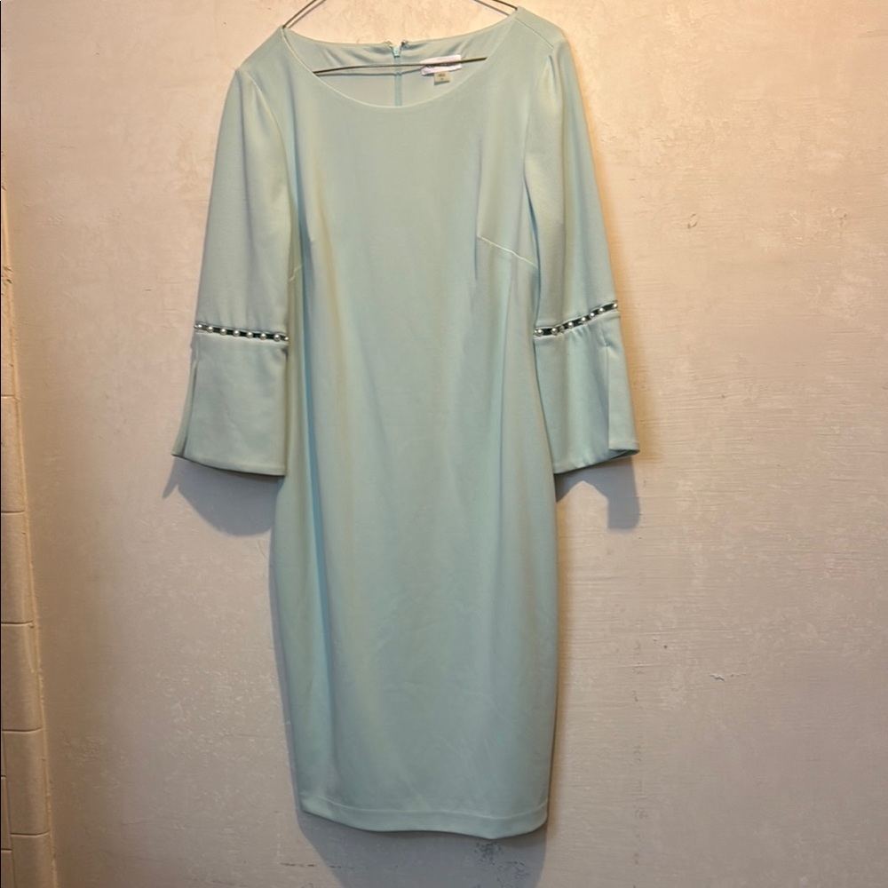 Calvin Klein Elegant Mint Green Women's Dress Size 12